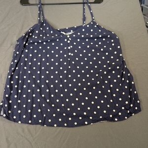 Polka Dot Spaghetti Strap Top